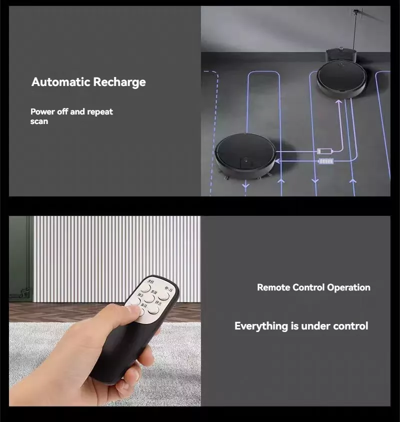 Multi-functional Robot Vacuum Cleaner with Mop
